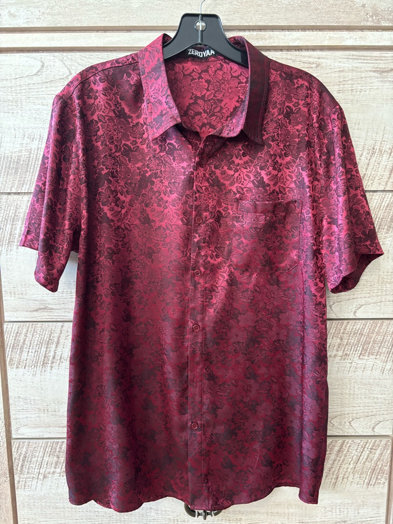 Nwot - Zeroyaa Men’s Button Up Shirt